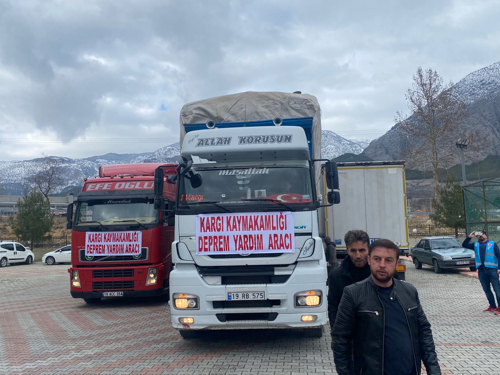 Depremin ardından Kargı’dan gönderilen yardımlar, Gaziantep’e ulaştı