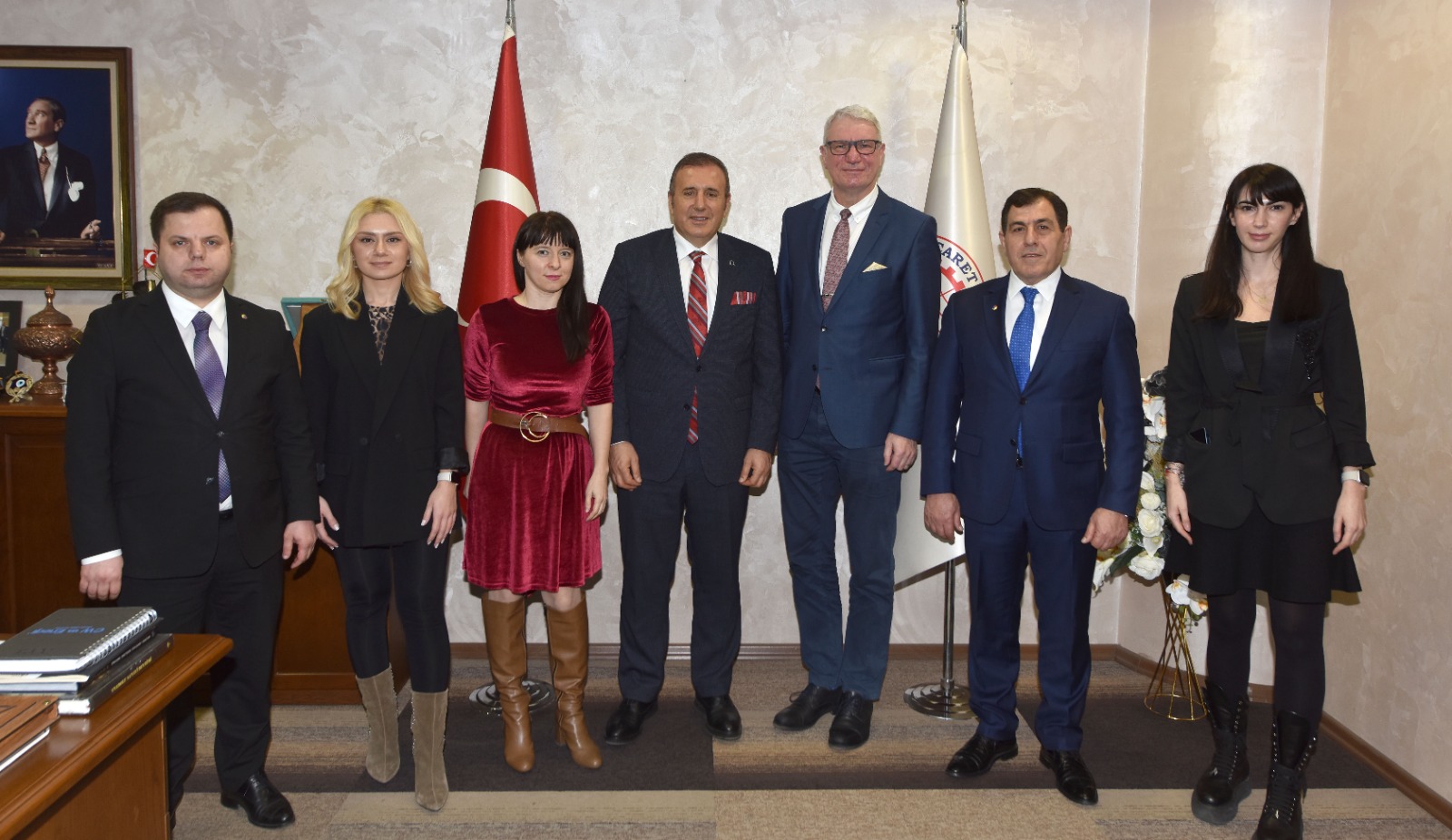 Letonya’nın Ankara Büyükelçisi Peteris Vaivars’ten TTSO’ya ziyaret
