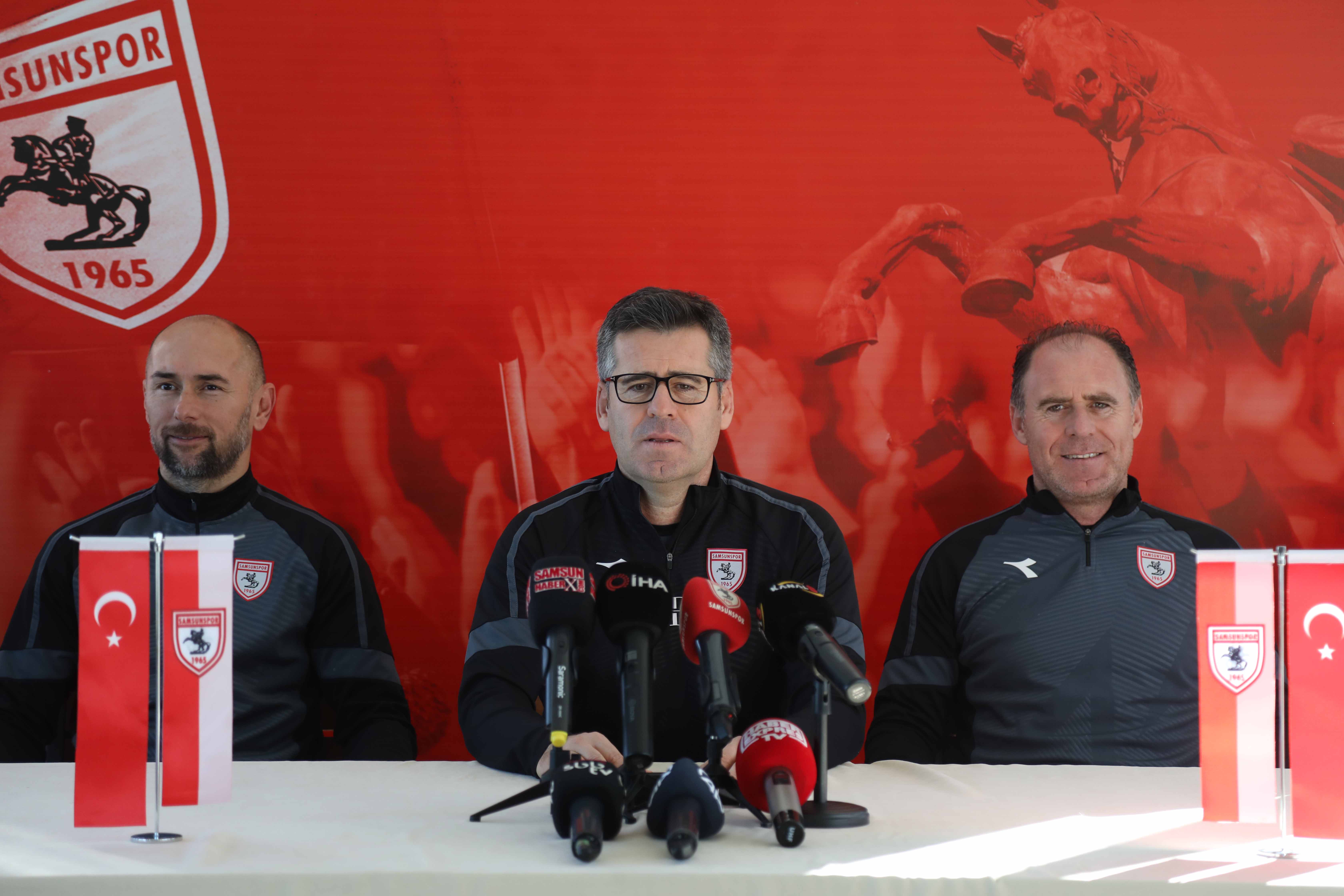 Samsunspor Teknik Direktörü Eroğlu: “Hedefimiz Samsunspor’u Süper Lig’e taşımak”