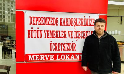 Trabzonlu esnaf, depremzedelere ücretsiz yemek veriyor