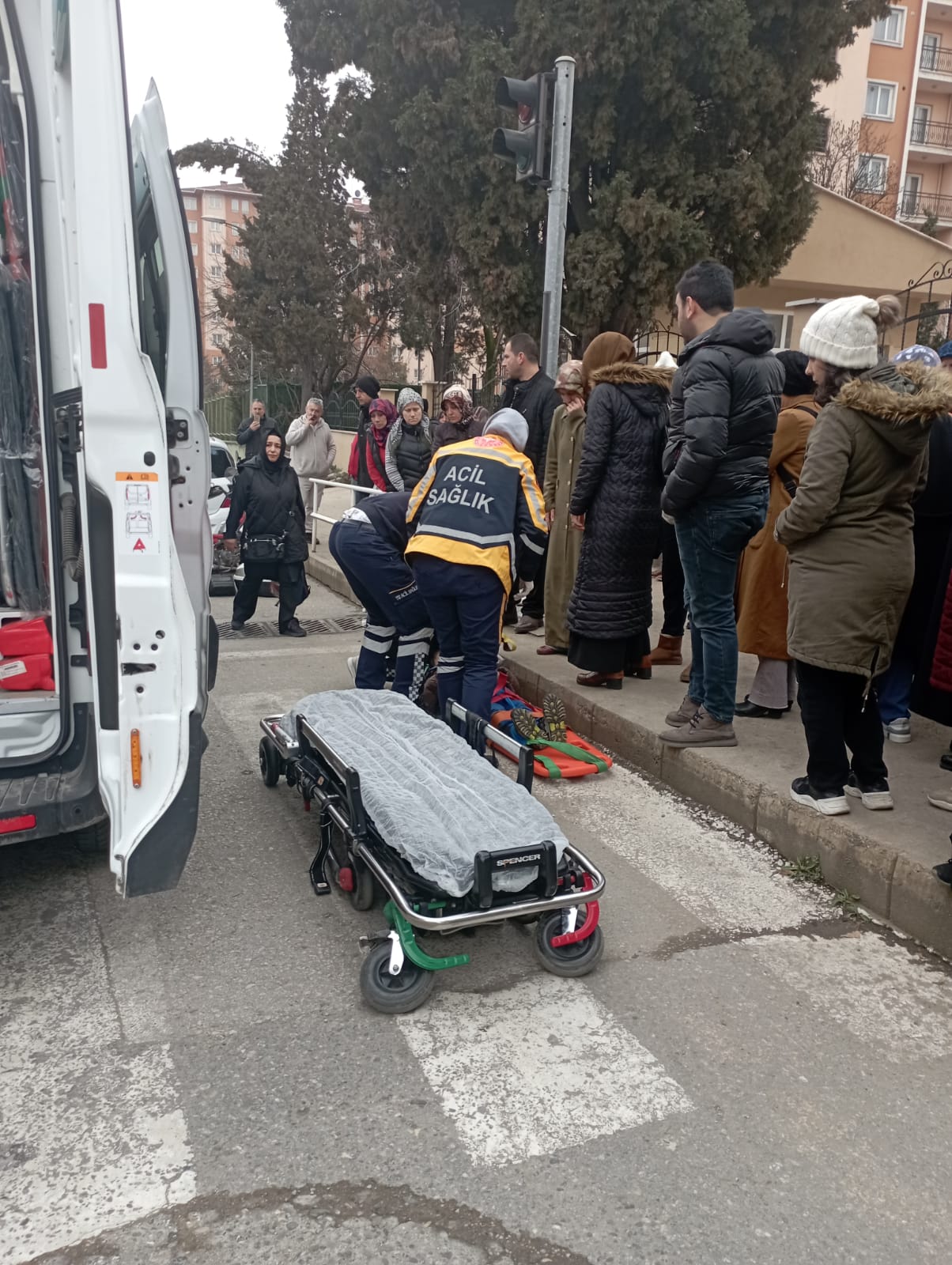 Karabük’te motosikletin çarptığı çocuk yaralandı