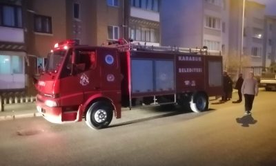 Karabük’te yangın çıkan çöp evde kalan kişi yaralandı