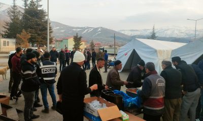 Keçiören Belediyesi’nin Kahramanmaraş’taki aşevinde 3 öğün yemek dağıtılıyor