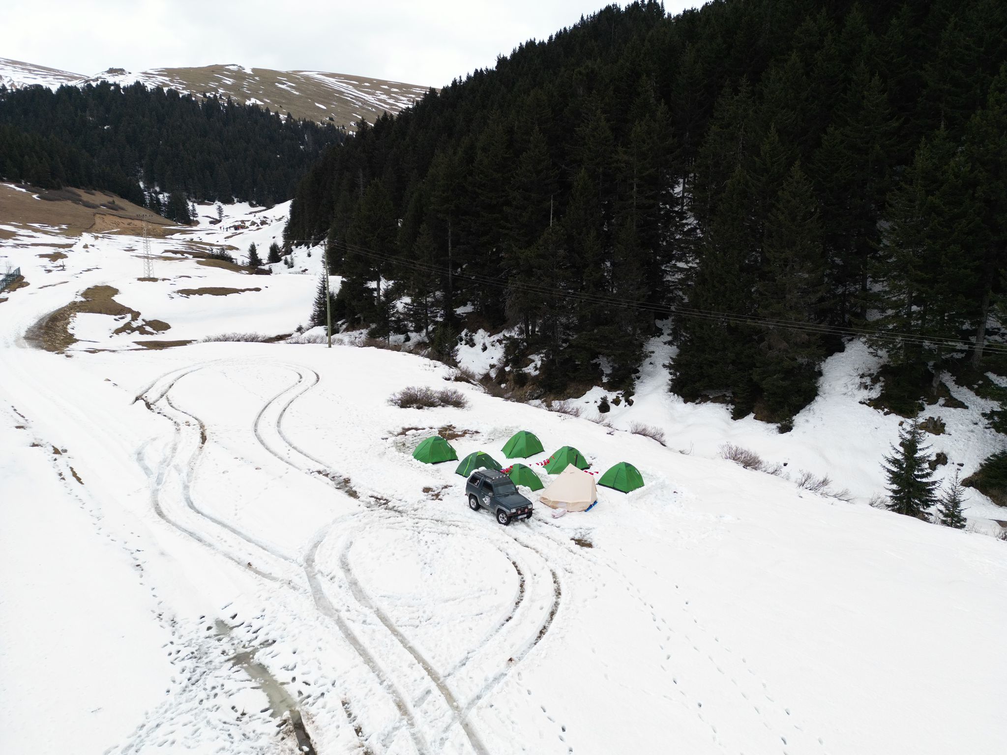 Kümbet Yaylası’nda kış dağcılık kampı yapıldı