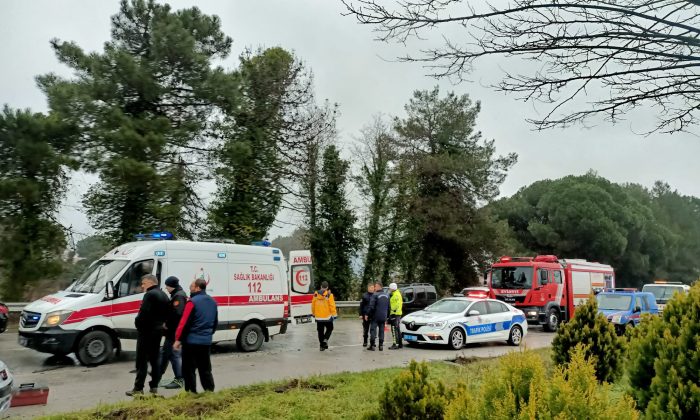 Samsun’da iki otomobilin çarpıştığı kazada 4 kişi yaralandı