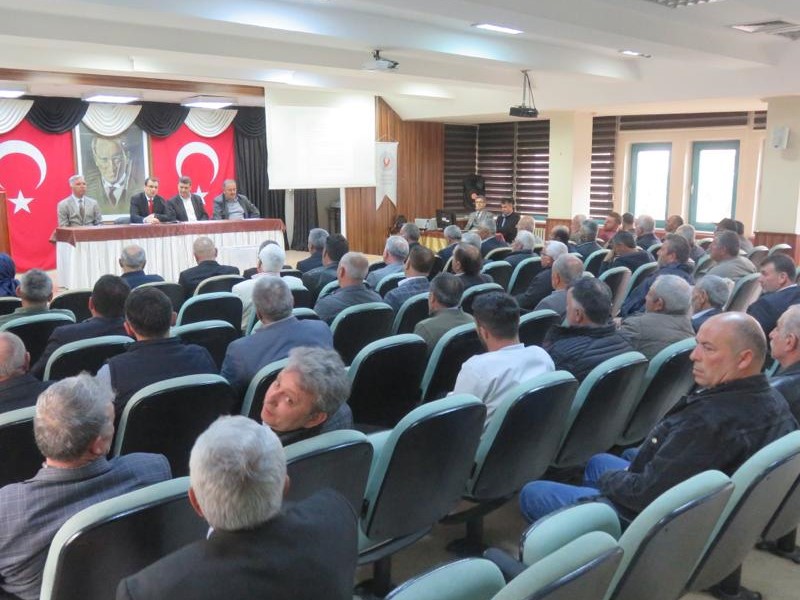 Merzifon’da Köylere Hizmet Götürme Birliği Genel Kurulu yapıldı