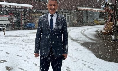 Ordu’nun Çambaşı Yaylası’nda kar yağışı etkili oluyor