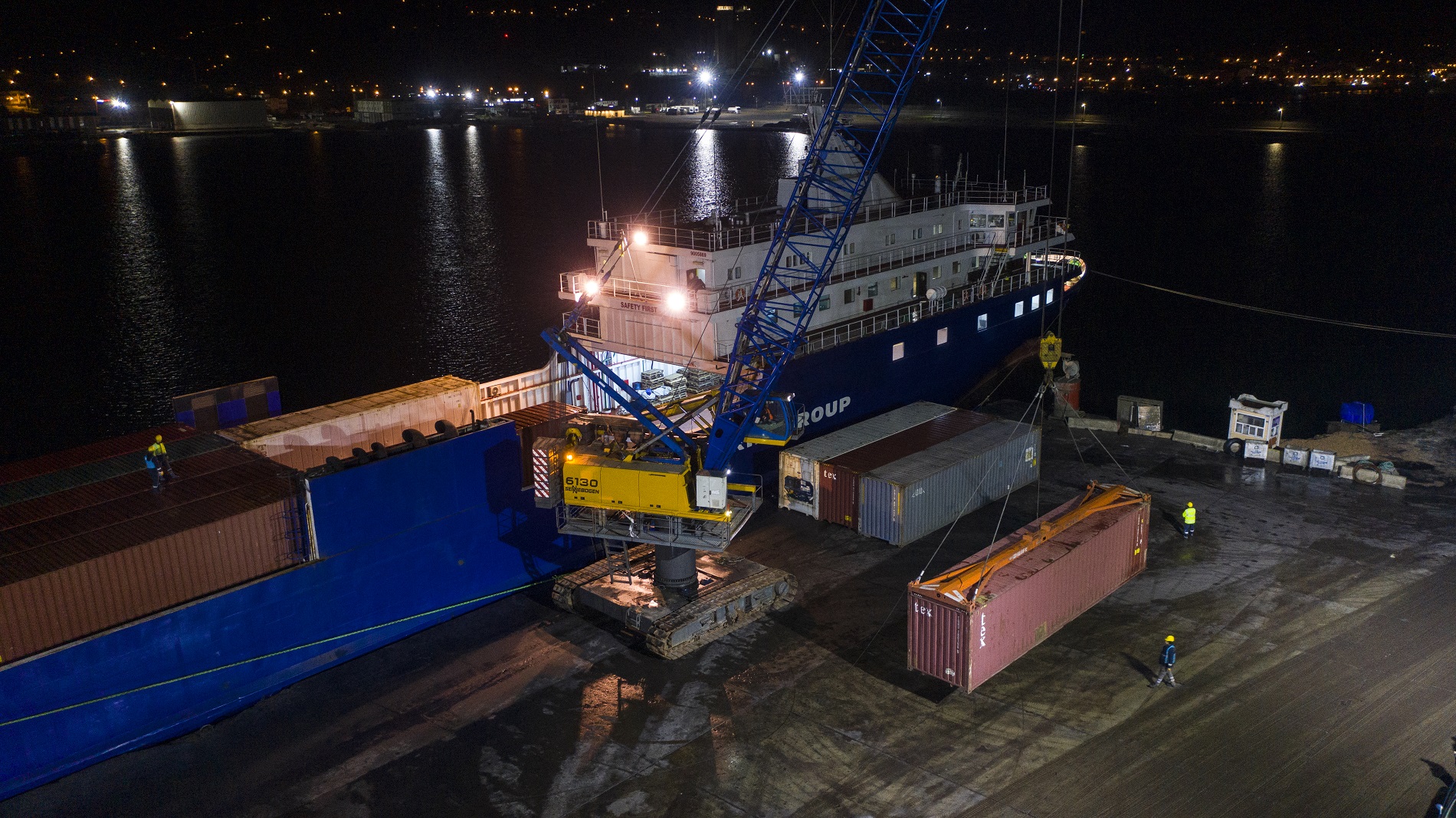 Rusya’dan depremzedeler için gönderilen yardım malzemelerini taşıyan gemi Ordu’ya geldi