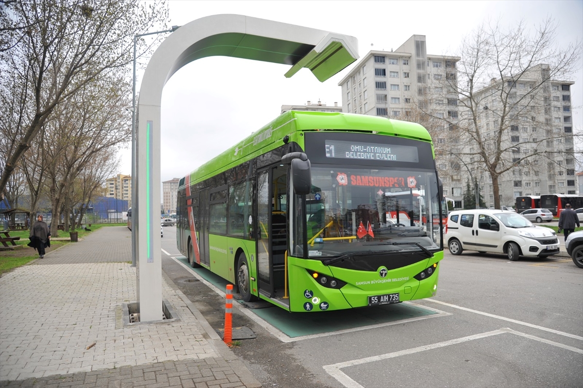 Samsun’da elektrikli otobüsler 7 ayda 700 bin yolcu taşındı