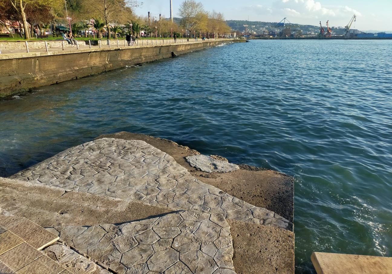 Zonguldak’ta deniz yüzeyinde görüldüğü iddia edilen kirliliğe ilişkin inceleme yapıldı