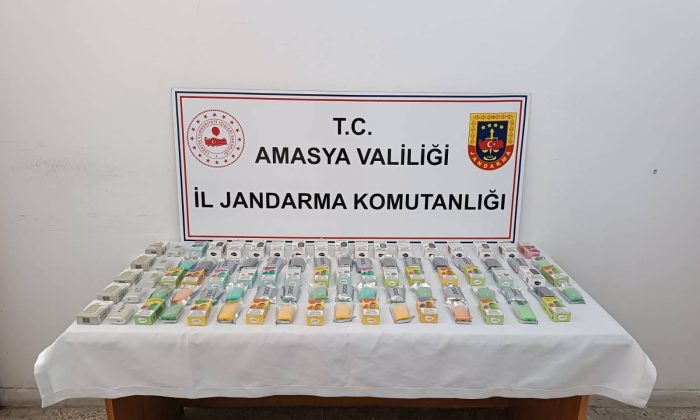 Amasya’da 88 elektronik sigara ele geçirildi