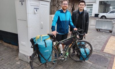 Bisikletiyle dünya turuna çıkan İngiliz turist, Gerede’de mola verdi