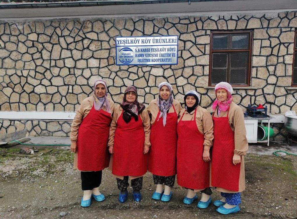 Çorum’da 7 girişimci kadın, kurdukları kooperatifle Türkiye’ye organik ürün satıyor