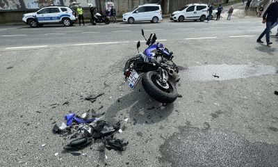Ordu’da motosiklet ile otomobilin çarpışması sonucu 2 kişi yaralandı