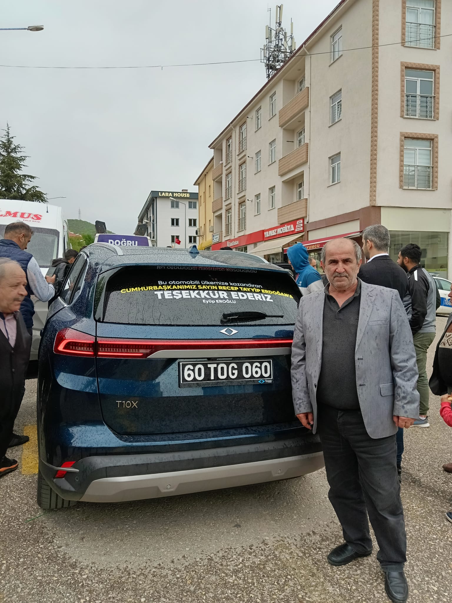 Türkiye’nin otomobili Togg’un tanıtımı Almus’ta yapıldı