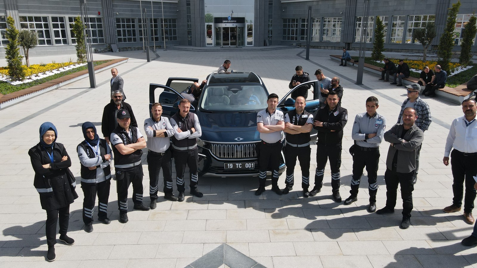 Türkiye’nin yerli otomobili Togg, Çorum Belediyesinin makam aracı oldu