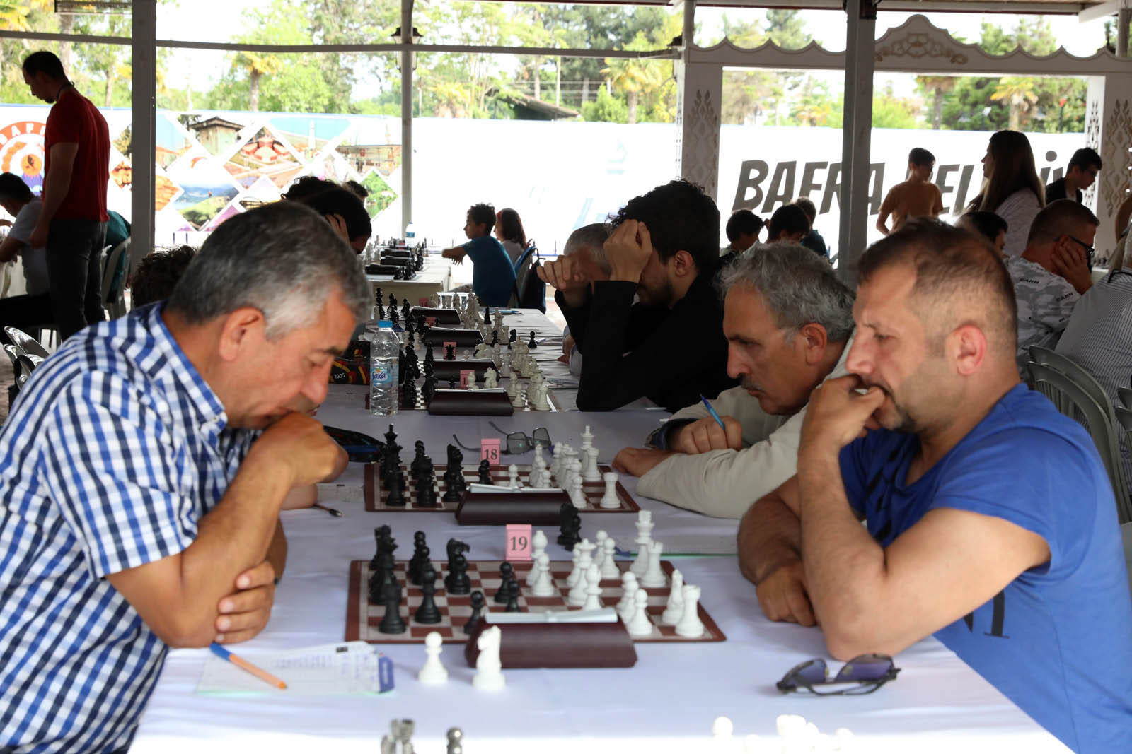 Bafra Belediyesi satranç turnuvası sona erdi