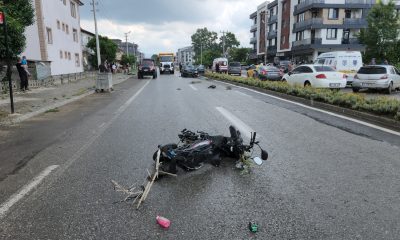 Düzce’de otomobilin çarptığı elektrikli bisikletin sürücüsü hayatını kaybetti