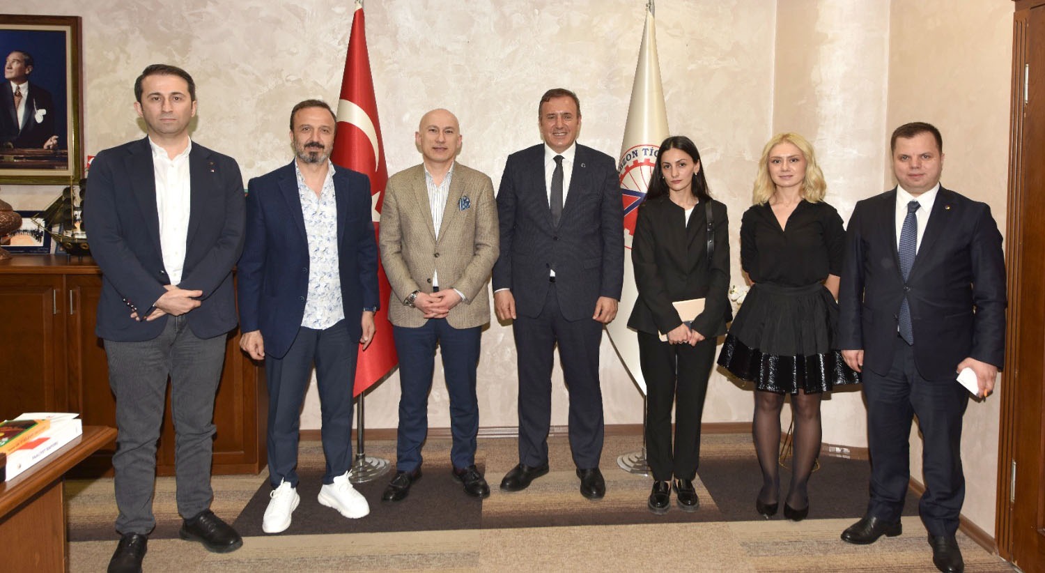Gürcistan’ın Trabzon Başkonsolosu Japaridze’den TTSO’ya ziyaret