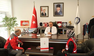 Havza’da Türk Kızılaydan kan bağışçılarına teşekkür belgesi