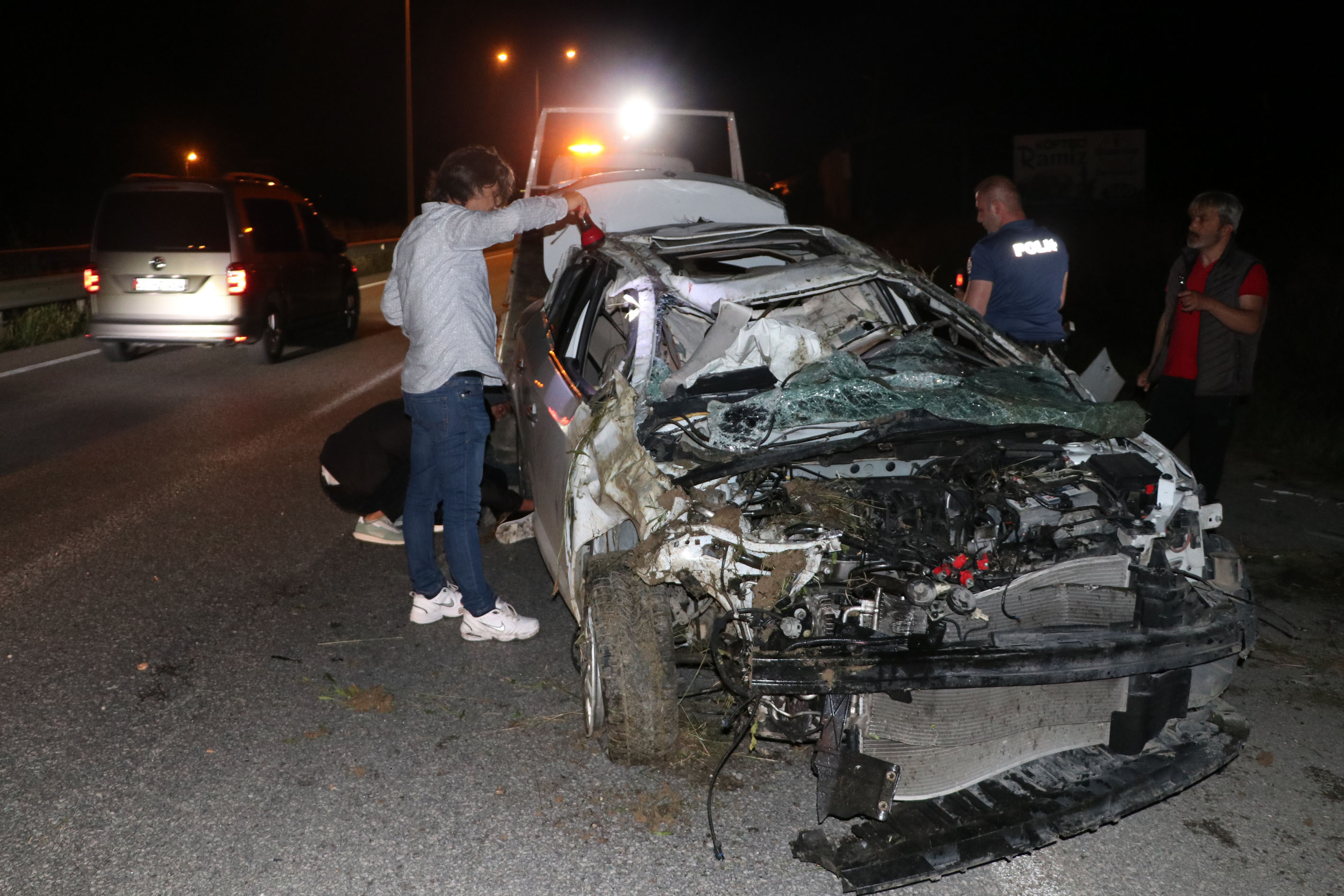 Samsun’daki trafik kazalarında 4 kişi yaralandı