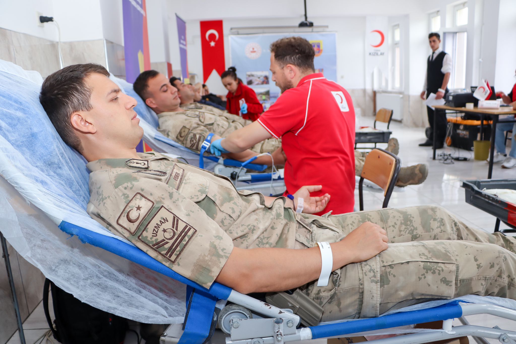 Sinop’ta komandolar kan bağışında bulundu