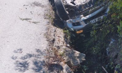 Kastamonu’da kamyonetin şarampole devrilmesi sonucu sürücü öldü, 3 çocuk yaralandı