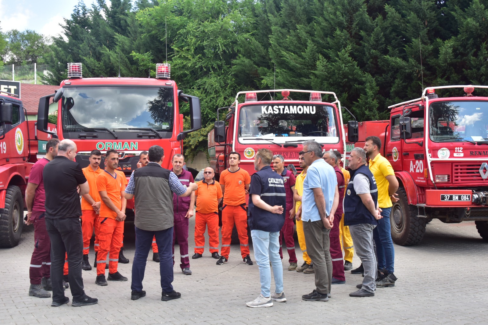 Kastamonu’dan Antalya’ya olası yangınlar için ekip gönderildi