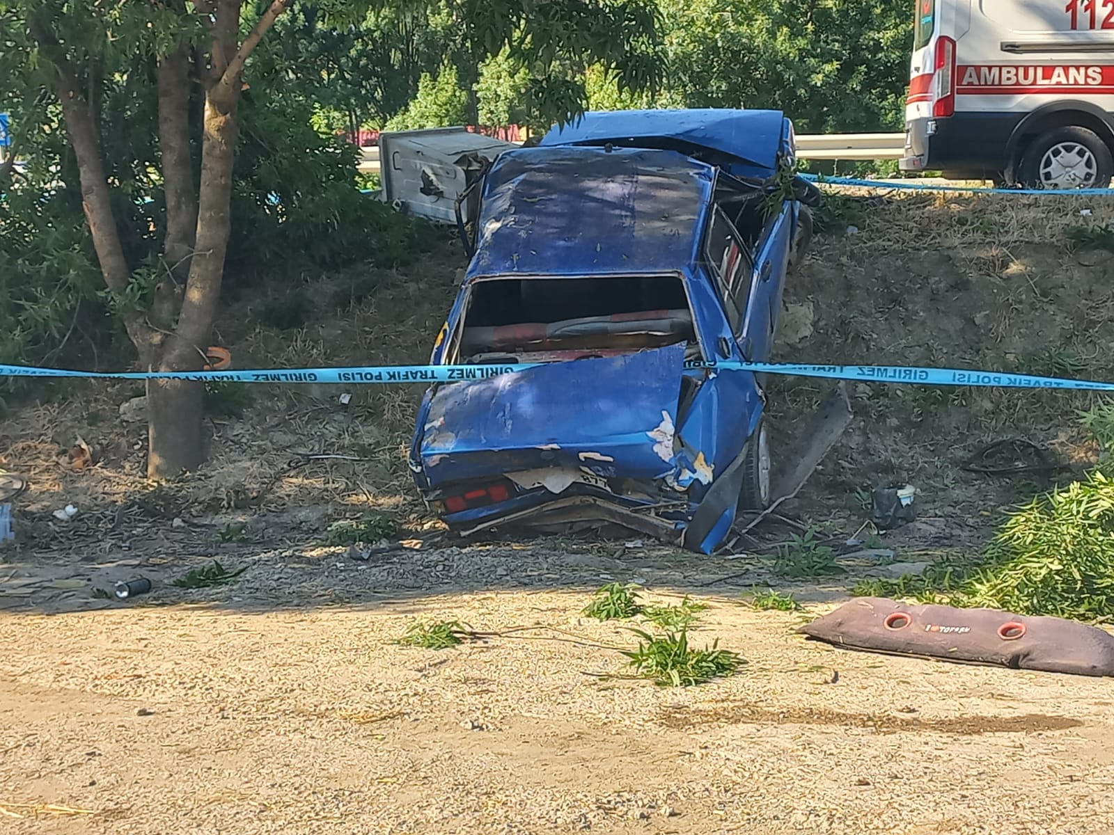 Samsun’da aracın çarptığı otomobilden yola fırlayan kadın öldü