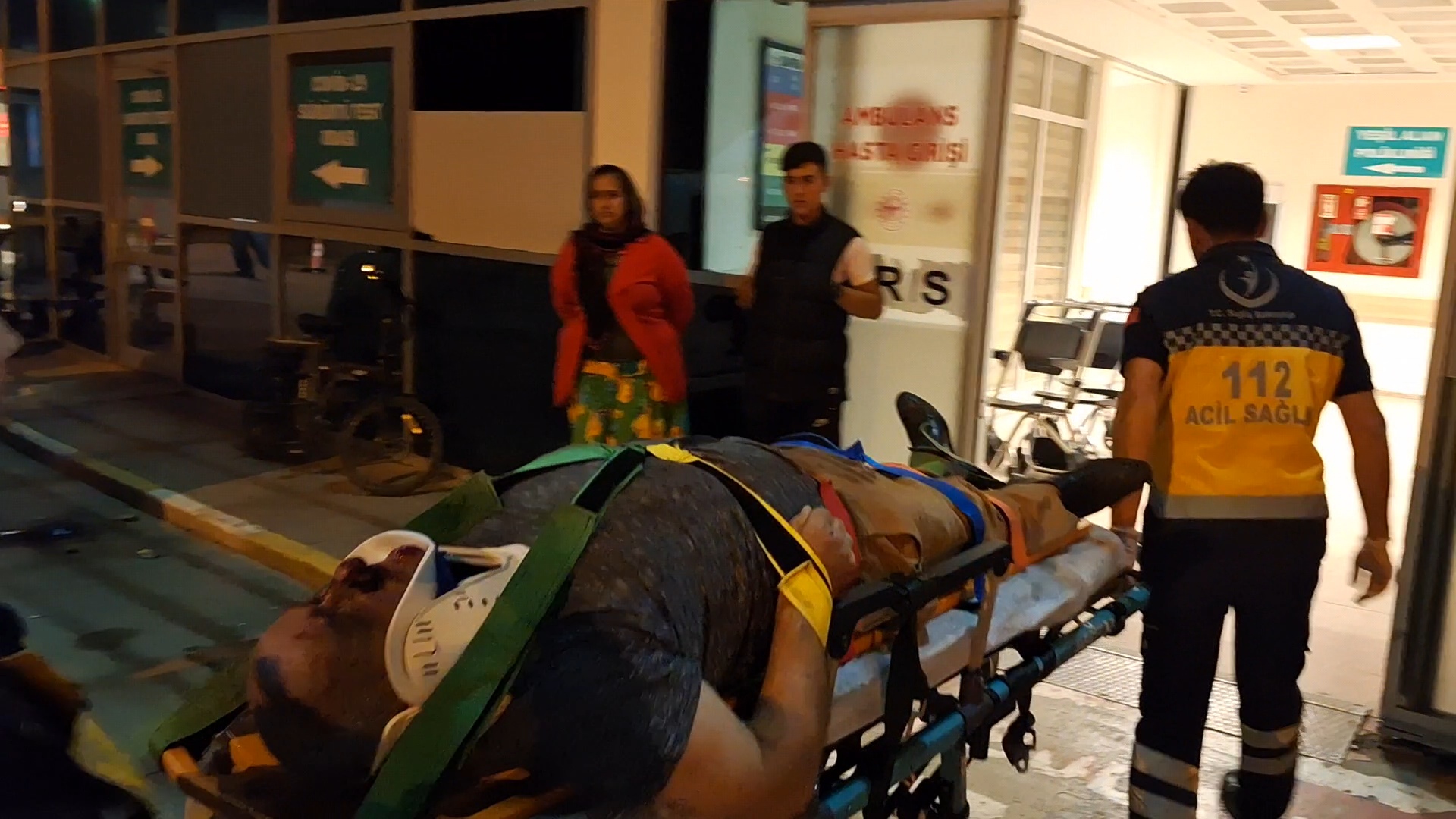 Samsun’da bisikletten düşen kişi yaralandı
