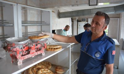 Zile Belediyesi zabıta ekipleri ekmek gramajı denetimi yaptı