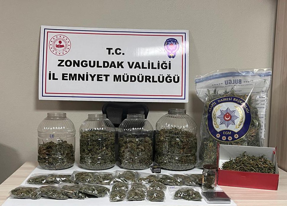 Zonguldak’ta uyuşturucu operasyonlarında 444 şüpheli yakalandı