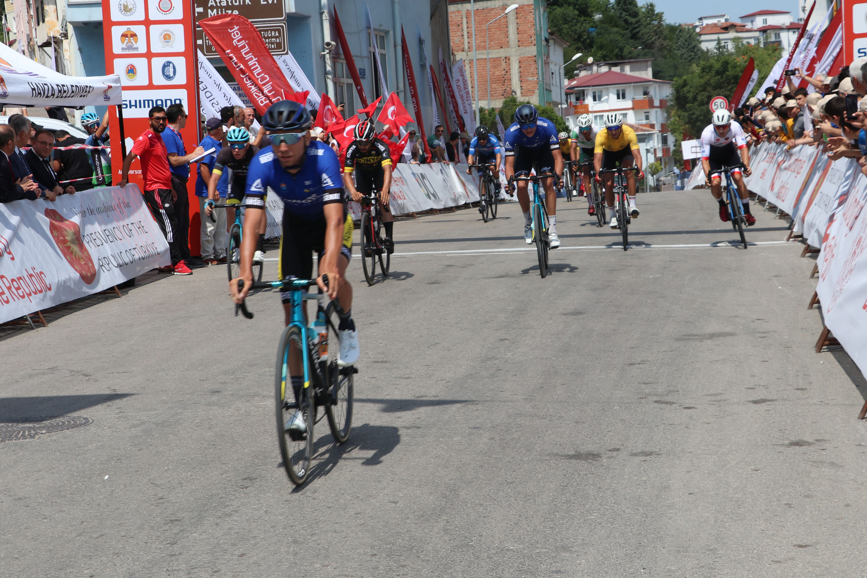 100. Yıl Cumhuriyet Bisiklet Turu’nun Amasya-Havza etabı sona erdi