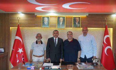 Anadolu Basın Birliği MHP Samsun İl Başkanı Burhan MUCUR ve Yönetimini ziyaret ederek ɓaşarı dileğinde bulundular