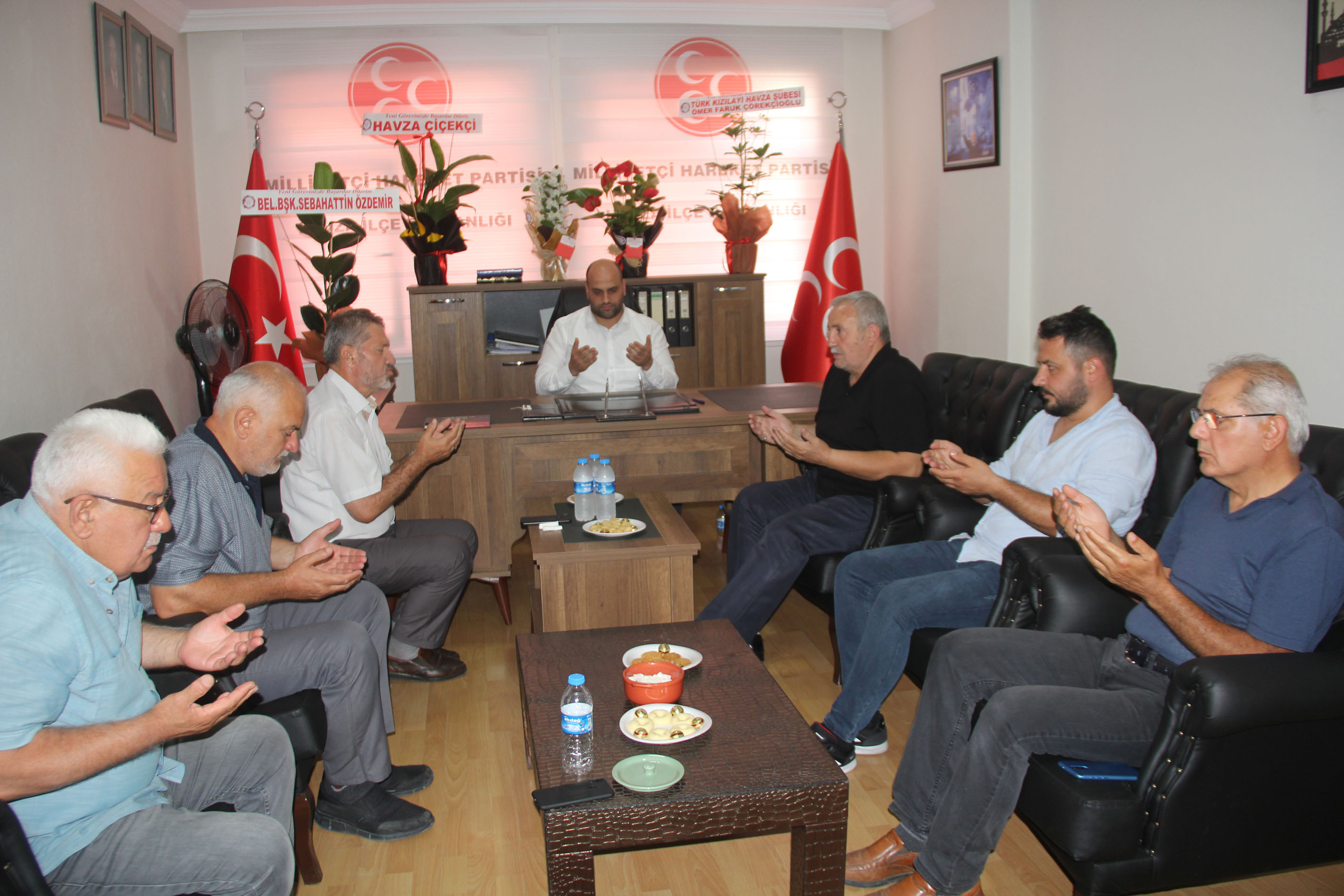 AK Parti Havza İlçe Başkanlığından MHP’ye ziyaret
