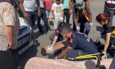Karabük’te otomobilin çarptığı yaşlı adam hastaneye kaldırıldı