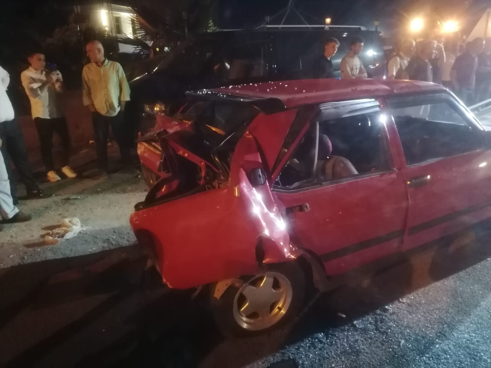 Samsun’da otomobille tırın çarpışması sonucu 4 kişi yaralandı