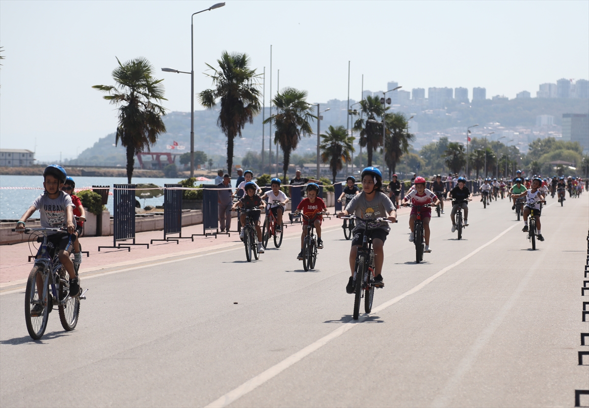 Samsun’dan Ankara’ya kadar sürecek Kurtuluş Yolu Bisiklet Turu başladı