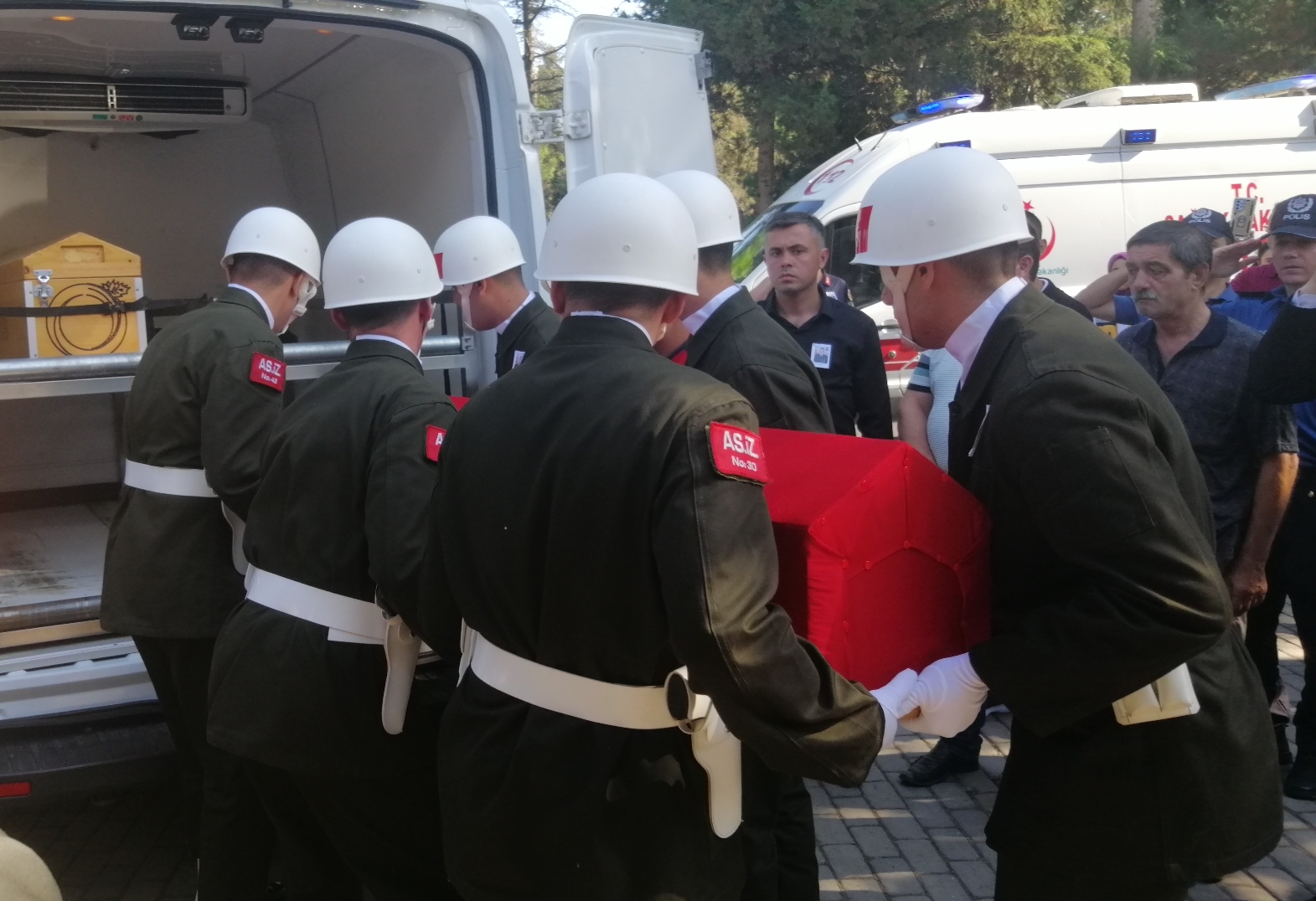 Şehit Piyade Uzman Çavuş Ali Demir’in cenazesi memleketi Ordu’ya gönderildi