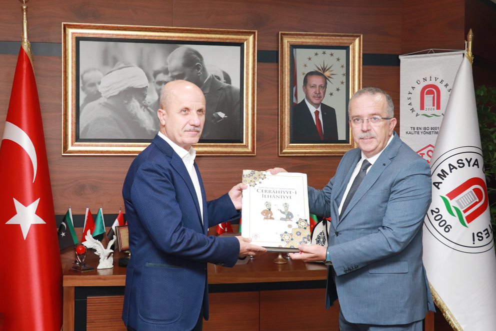 YÖK Başkanı Özvar’dan Amasya Üniversitesi Rektörü Turabi’ye ziyaret