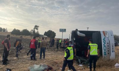 Amasya’da devrilen yolcu otobüsündeki 5 kişi öldü, 30 kişi yaralandı