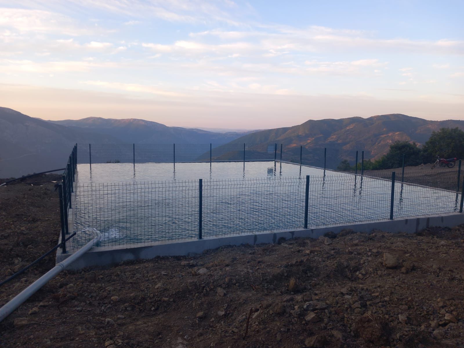 Amasya’da Yıkılgan köyüne sulama havuzu yapıldı