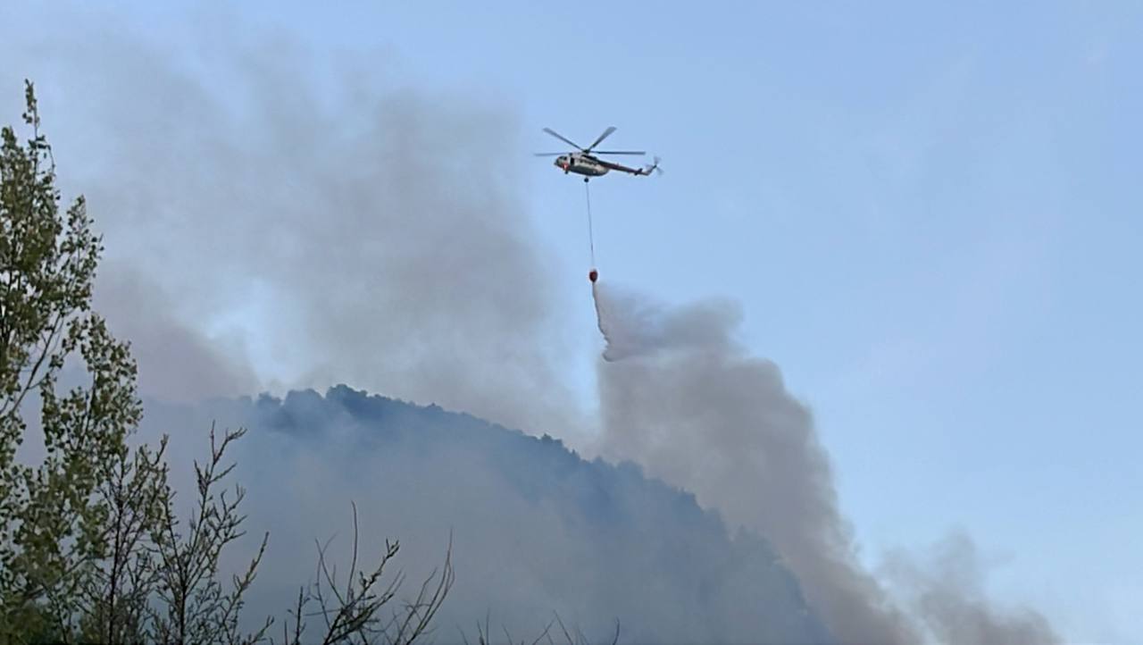 Karabük’te çıkan orman yangını kısmen kontrol altına alındı