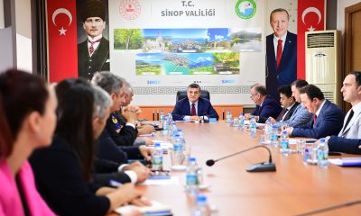 Sinop’ta Cumhuriyet Bayramı 100. yıl kutlamaları hazırlık toplantısı yapıldı