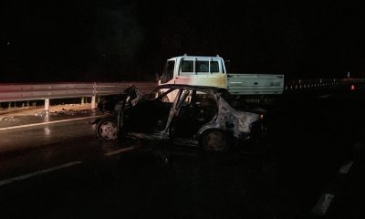 Bartın’da otomobil ile kamyonetin çarpıştığı kazada 2’si ağır 3 kişi yaralandı