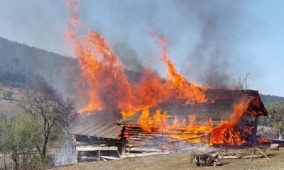 GÜNCELLEME – Karabük’te 4 samanlık yandı