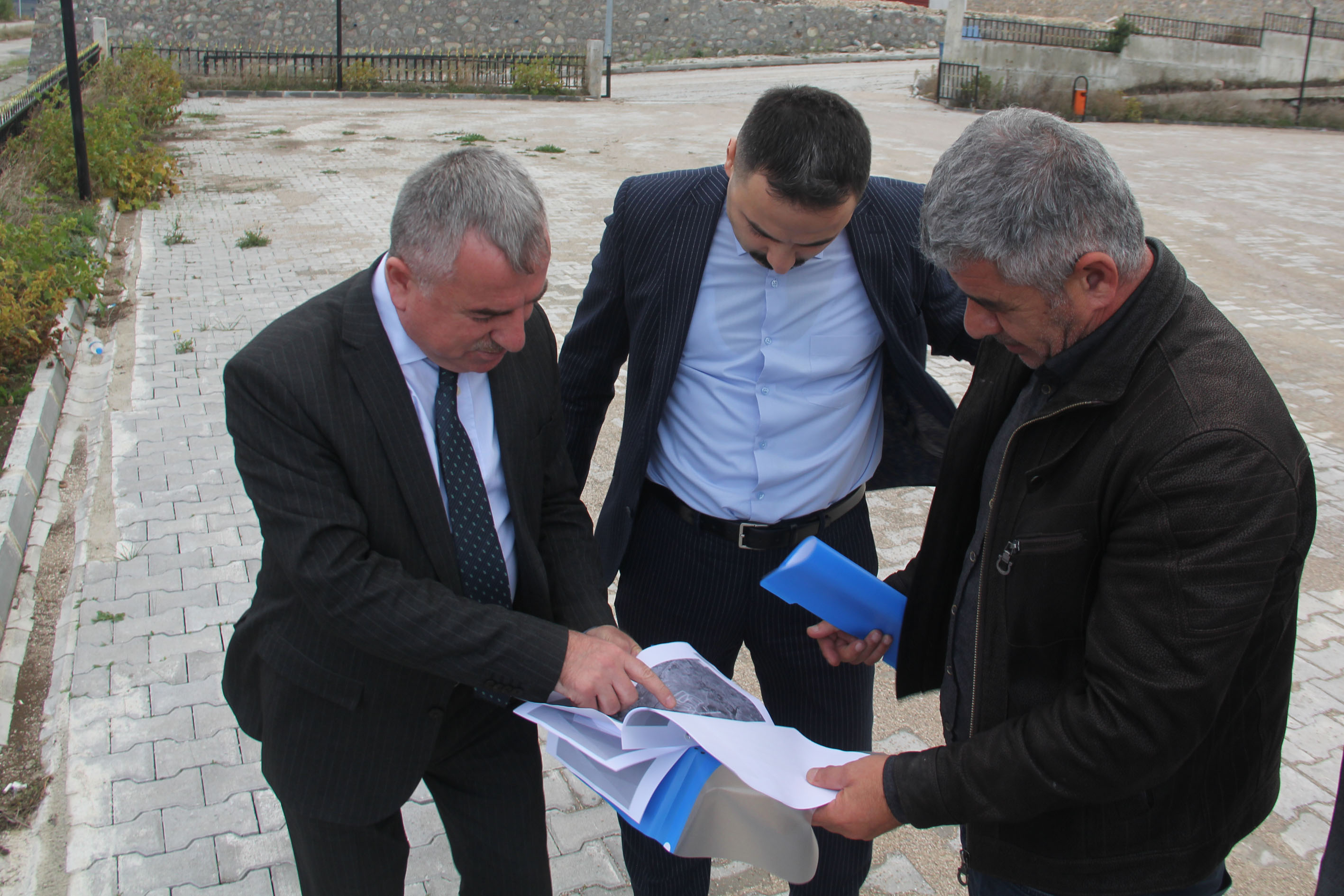 Havza Kaymakamı Ayvat ve Havza Belediye Başkanı Özdemir, OSB’de inceleme yaptı
