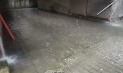 Trabzon’da şiddetli yağış etkili oldu