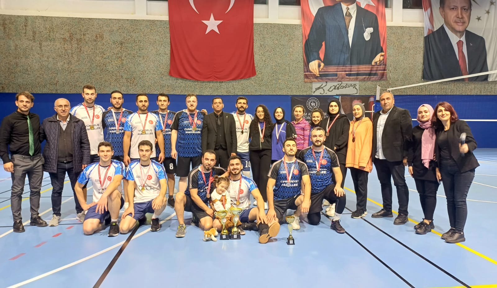 19 Mayıs ilçesinde Cumhuriyet Kupası Voleybol Turnuvası sona erdi
