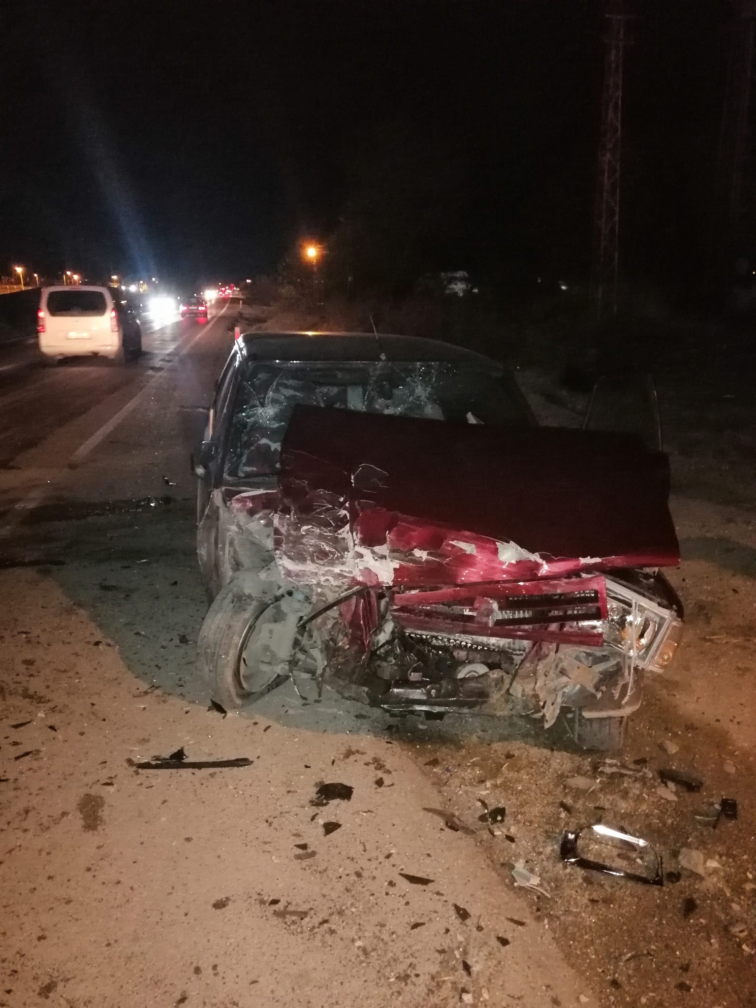 Amasya’da iki otomobil çarpıştı 5 kişi yaralandı